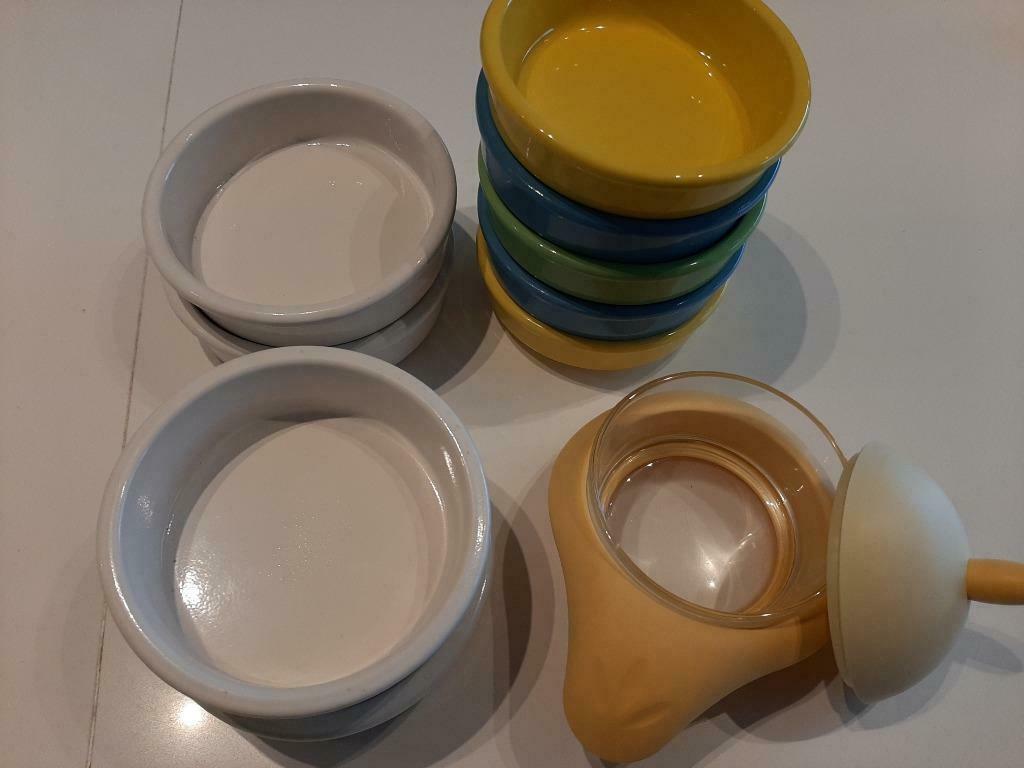 HOUDER VOOR GERASPTE KAAS+TERRACOTTA POTJES, Ophalen of Verzenden