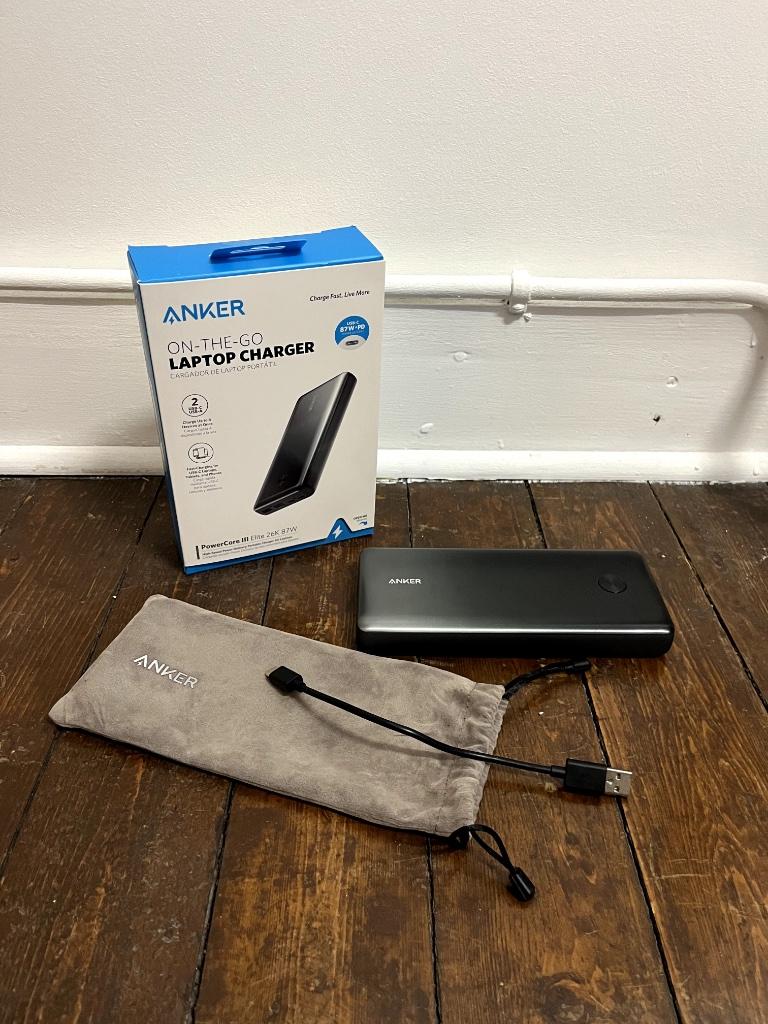 Anker PowerCore III Elite 25600 mAh Powerbank met garantie!, Ophalen of Verzenden, Nieuw, Anker