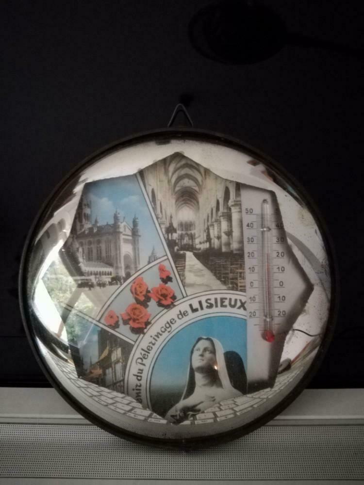 souvenir lisieux pelerinage thermometer jaren 50, Antiek en Kunst, Ophalen of Verzenden