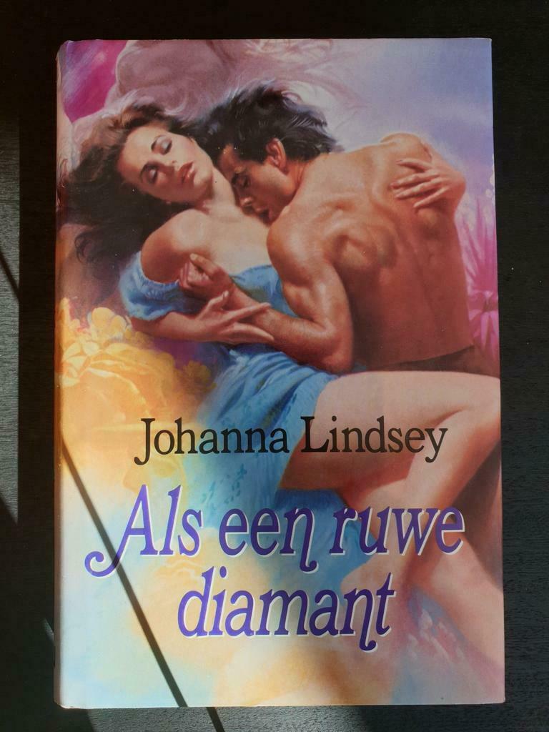 Leesboek - Als een ruwe diamant - Johanna Lindsey, Boeken, Ophalen of Verzenden, Zo goed als nieuw