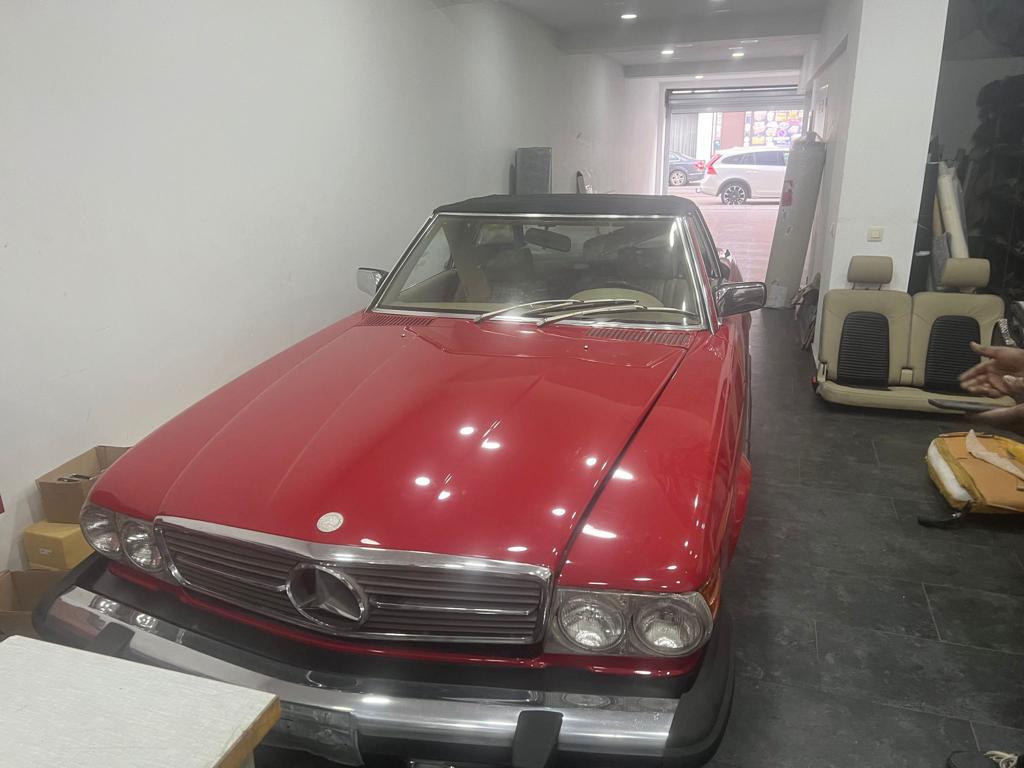 Mercedes SL 450 projets à terminer ! Échange possible !!, Auto's, Oldtimers, Bedrijf, Airconditioning, Centrale vergrendeling