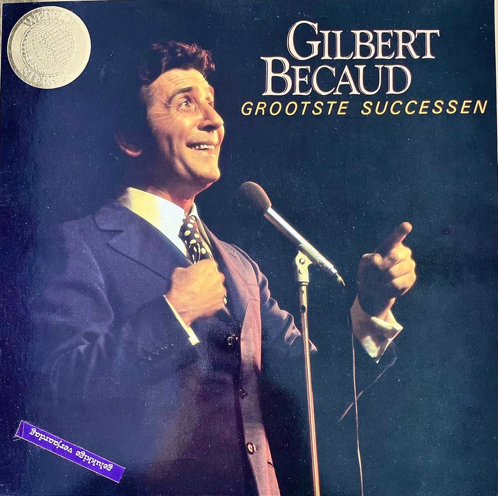 vinyl-verzamelplaat "Grootste Successen" Gilbert Bécaud 1980, Ophalen of Verzenden, Zo goed als nieuw