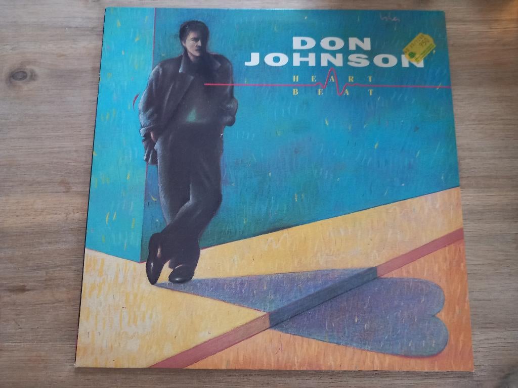Vinyl LP Don Johnson Heart Beat Pop 80s Synth Eighties, Cd's en Dvd's, Ophalen of Verzenden, 12 inch