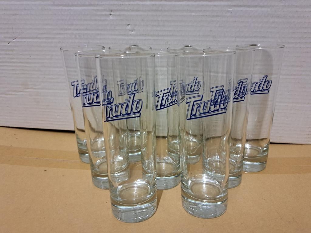 9 trudo glazen, Verzamelen, Ophalen of Verzenden, Zo goed als nieuw