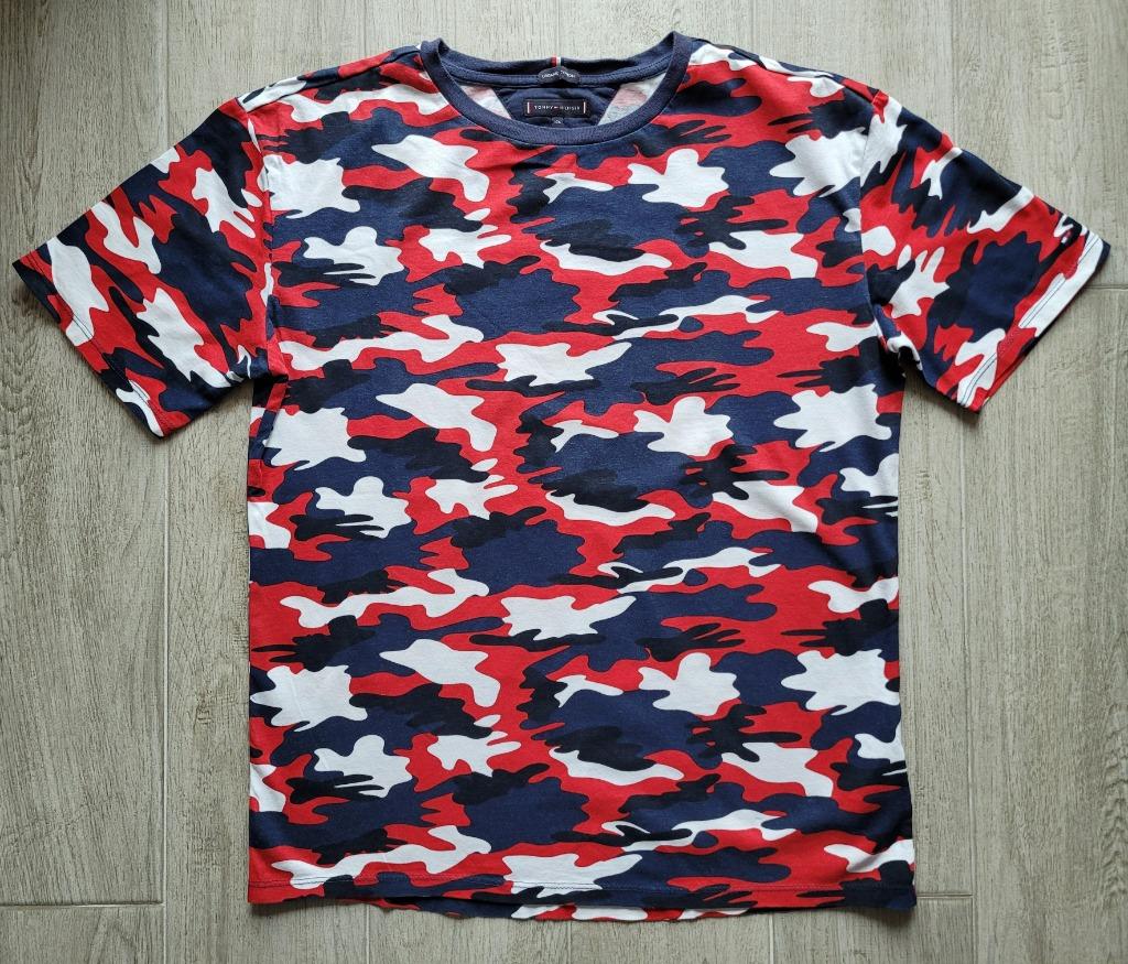Leuke T-shirt - Tommy Hilfiger - maat 176 (ALS NIEUW), Ophalen of Verzenden, Shirt of Longsleeve, Jongen, Tommy Hilfiger