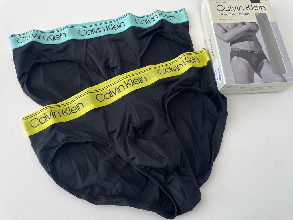 Set Microfiber Slip Nieuw, Kleding | Heren, Ondergoed, Verzenden, Zwart, Calvin Klein, Slip
