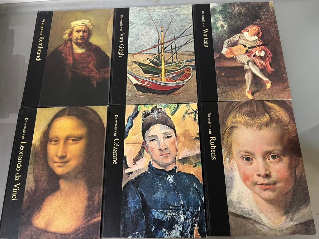 Collectie kunstboeken leonardo da vinci watteau, Enlèvement ou Envoi, Utilisé