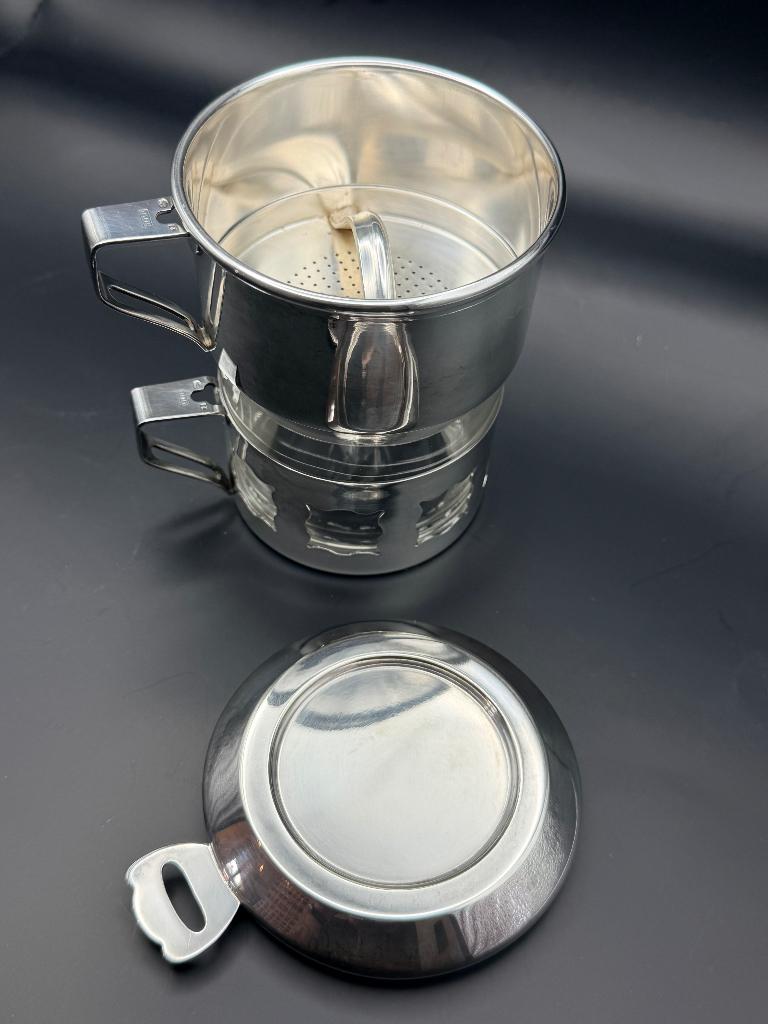 Service à thé Elldee en argent Ellee France 1950, Antiquités & Art, Enlèvement ou Envoi, Argent