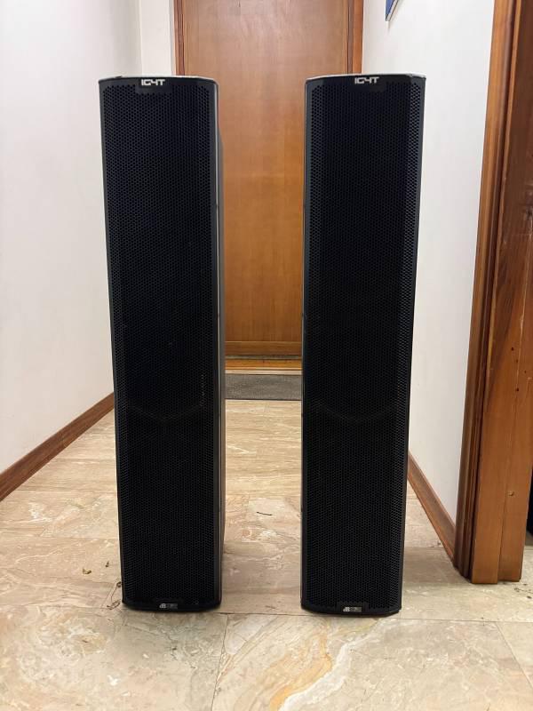 Paire de Db Technologies Ingénia IG4T + Housses, TV, Hi-fi & Vidéo, Enceintes, Enlèvement, Comme neuf