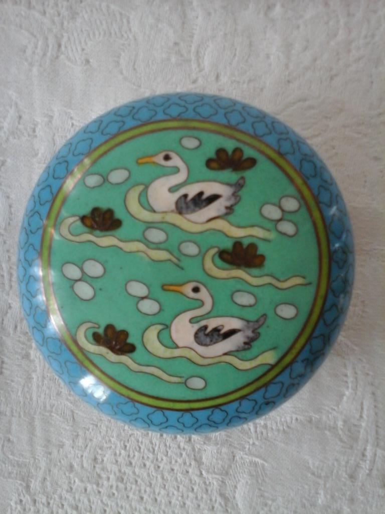 Chinese metalen juwelendoos uit 1940/50, Ophalen of Verzenden
