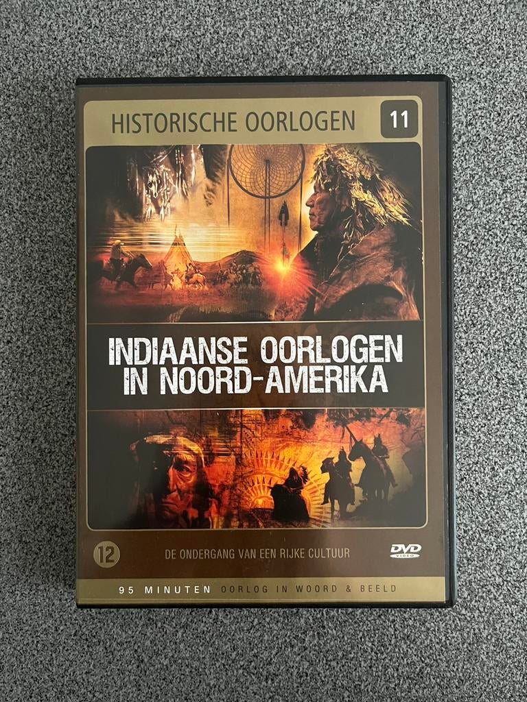 DVD Indiaanse Oorlogen in Noord-Amerika, Vanaf 12 jaar, Ophalen of Verzenden