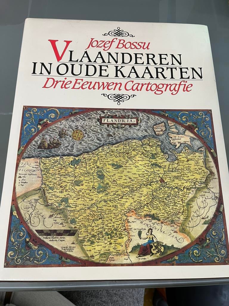 Vlaanderen in oude kaarten - Jozef Bossu, Boeken, Ophalen of Verzenden, Zo goed als nieuw