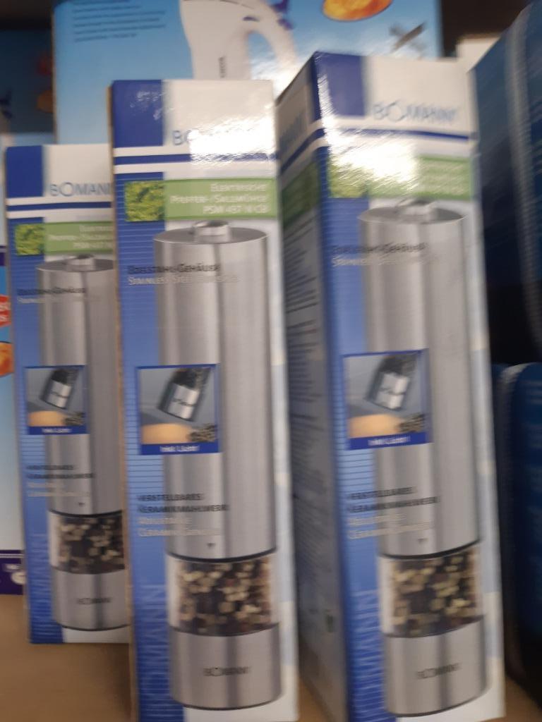 Electrische peper en zoutmolen, Huis en Inrichting, Ophalen of Verzenden, Nieuw, Inox of Chroom, Los bestek