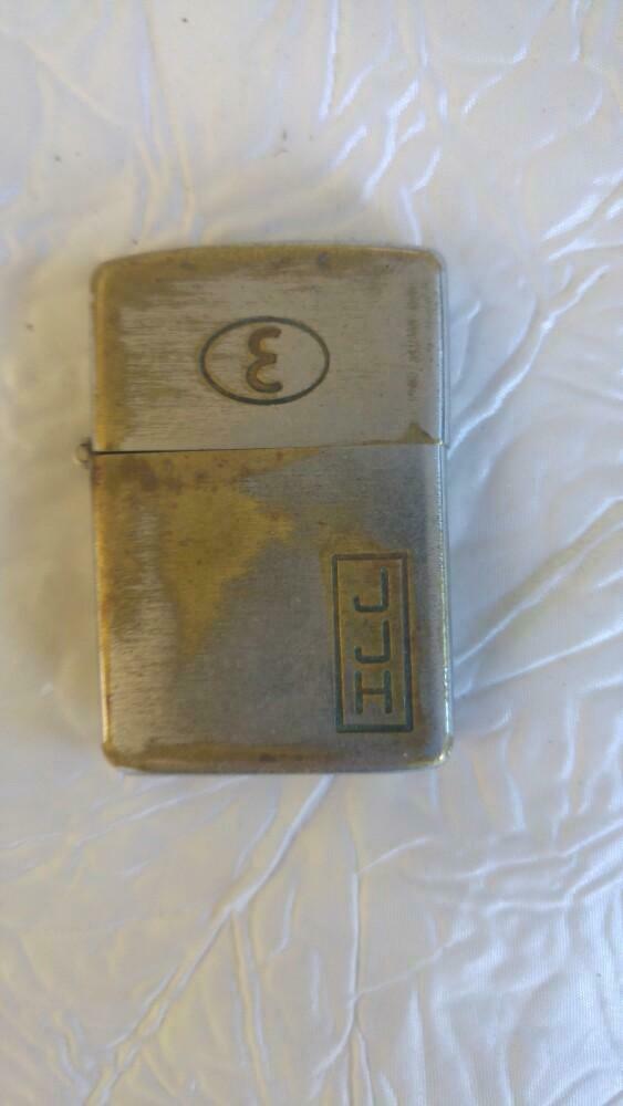 Briquet Aansteker Zippo Esso JJH 3 charnières 1948-49. 57, Enlèvement ou Envoi, Utilisé, Briquet