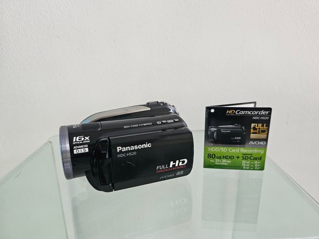 Caméscope PANASONIC HDC-HS20 - Full HD - Noir, Full HD, Panasonic, Disque dur, Enlèvement ou Envoi