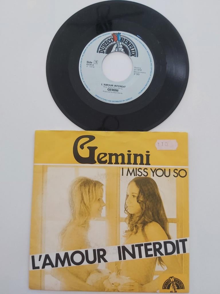 Gemini  - L'amour interdit, Enlèvement ou Envoi, Comme neuf, Pop