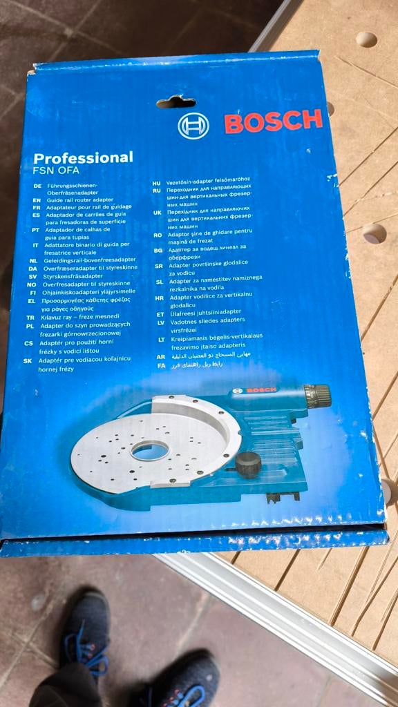 Adaptateur de rail de guidage BOSCH FSN OFA, Bricolage & Construction, Enlèvement ou Envoi