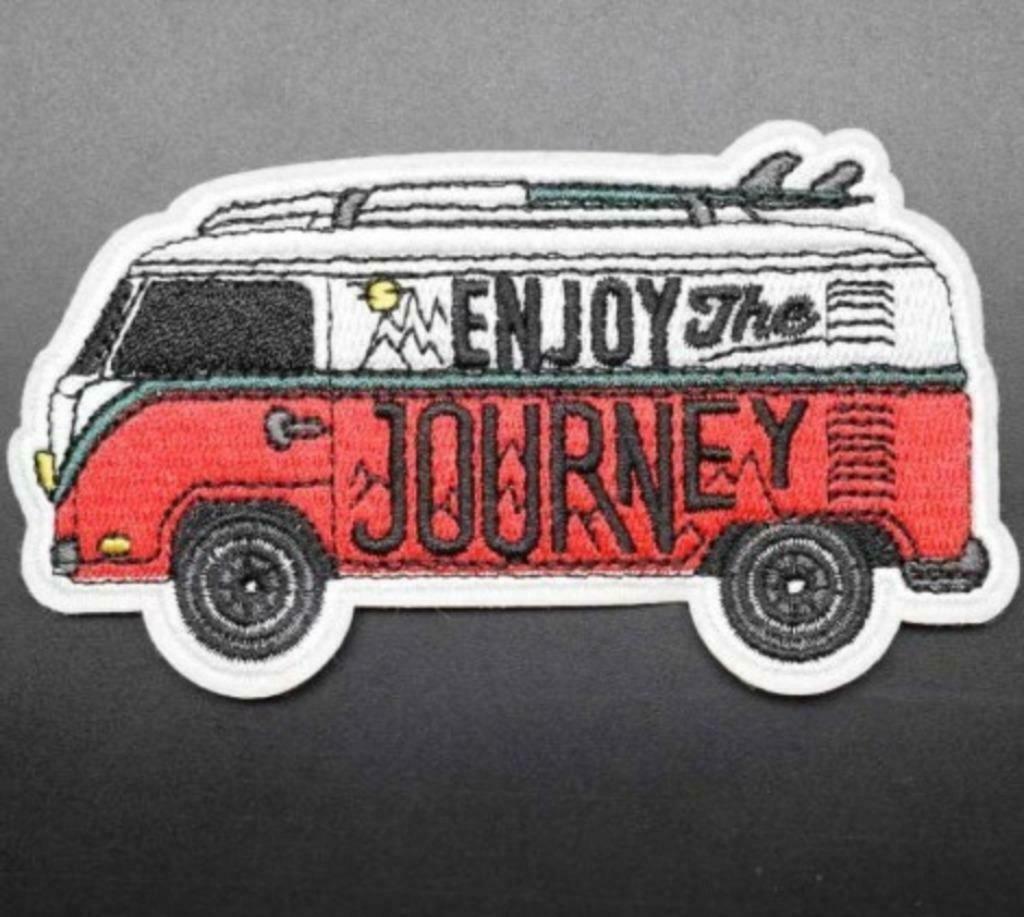 Patch hippie surfer van / camper - 60 x 110 mm, Ophalen of Verzenden, Nieuw