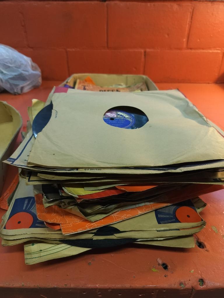 oude platen shellak, Cd's en Dvd's, Vinyl | Overige Vinyl, Ophalen, Gebruikt