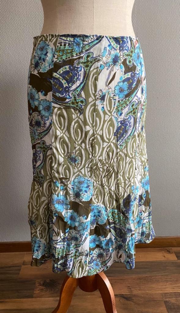Kleurrijke rok Mayerline Brussels maat 46, Taille 46/48 (XL) ou plus grande, Comme neuf, Mayerline Brussels, Sous le genou