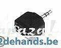 Audio splitter 2x3.5mm, Ophalen of Verzenden, Nieuw