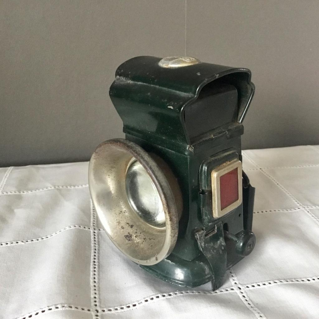 Oude fietslamp, Sardar kerosinemotor, hoogte 12 cm, Antiek en Kunst, Ophalen of Verzenden