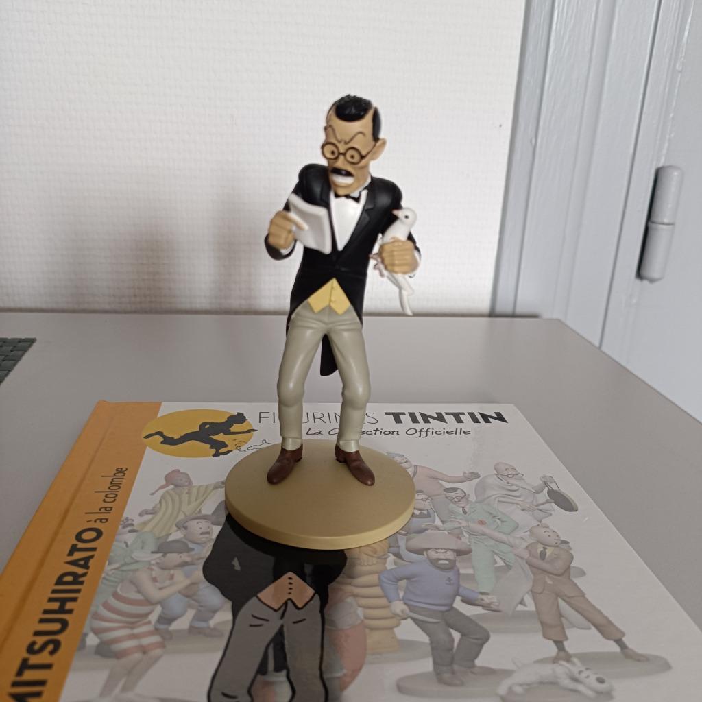 Figurine Tintin : n14 Mitsuhirato à la colombe, Collections, Enlèvement ou Envoi, Tintin, Comme neuf, Statue ou Figurine