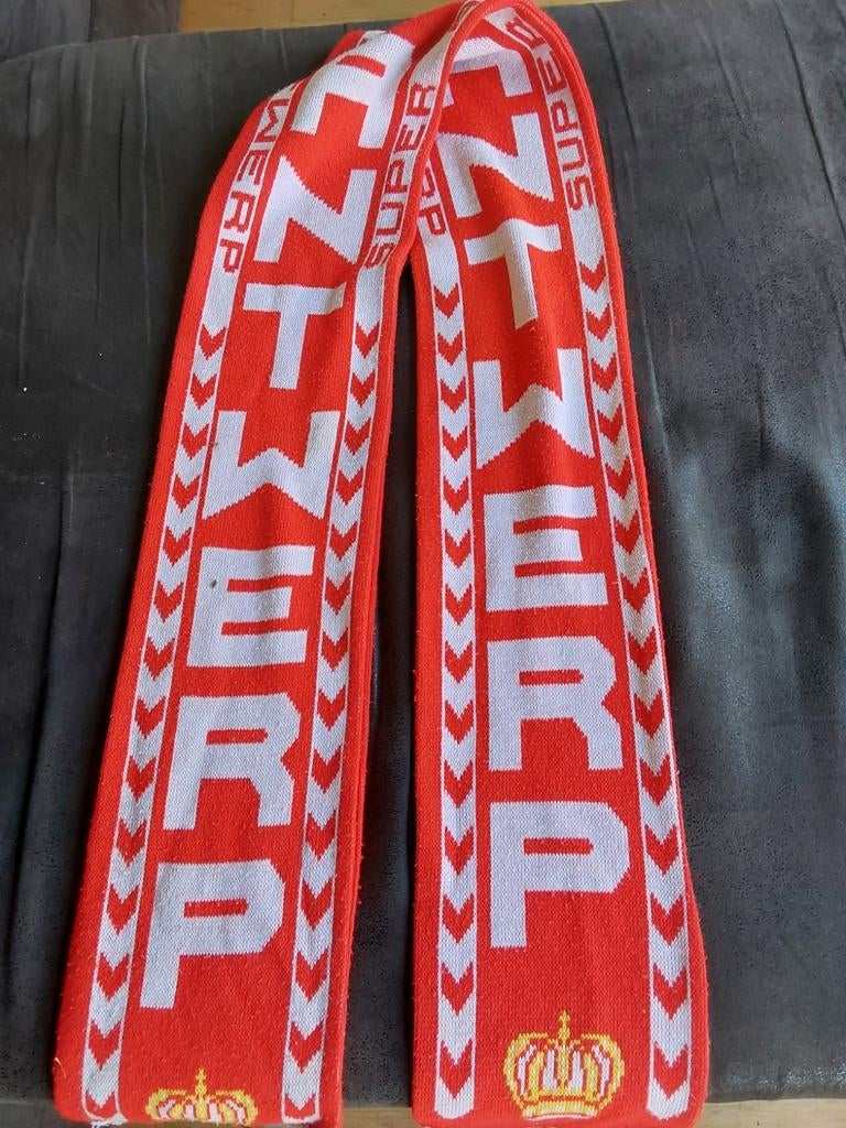 Antwerpsjaal in de bekende kleuren, Ophalen of Verzenden, Zo goed als nieuw, Sjaal