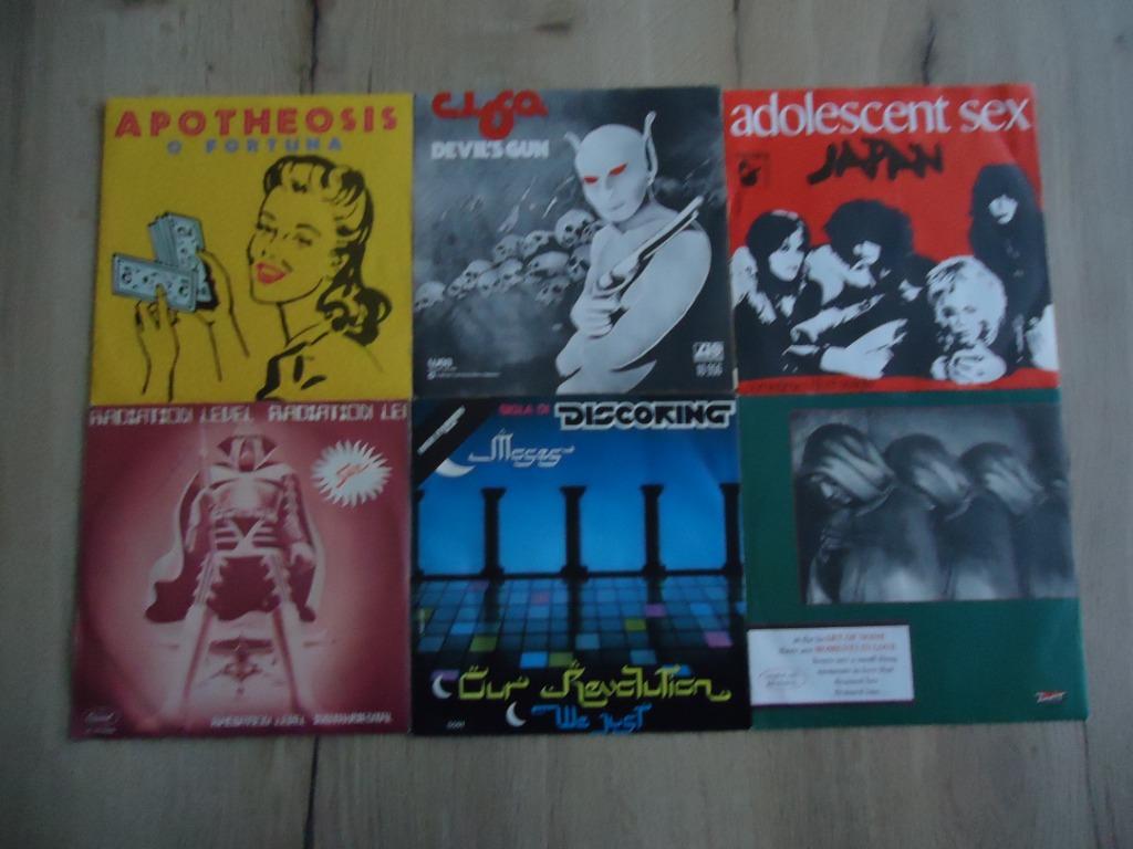 Part 148 - 6 Singles van Apotheosis, CG&Co, Japan, Sun, Gebruikt, 7 inch, Single, Dance