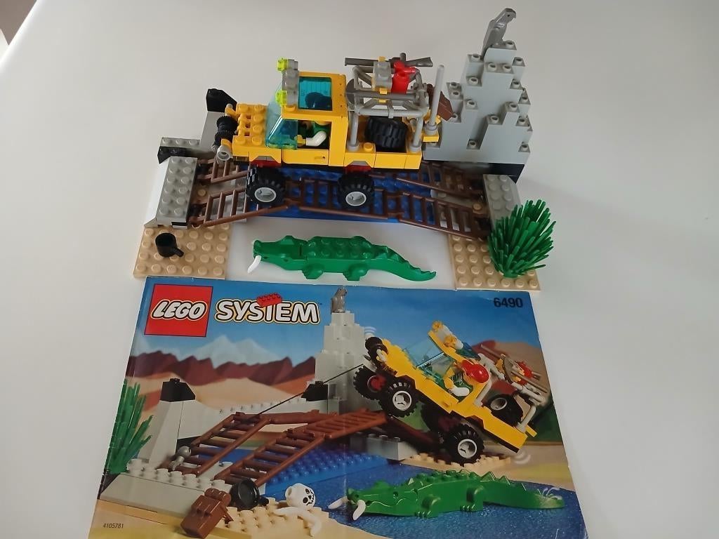 Lego System 6490 De Amazone oversteken - Vintage - Compleet, Ophalen, Gebruikt, Complete set, Lego