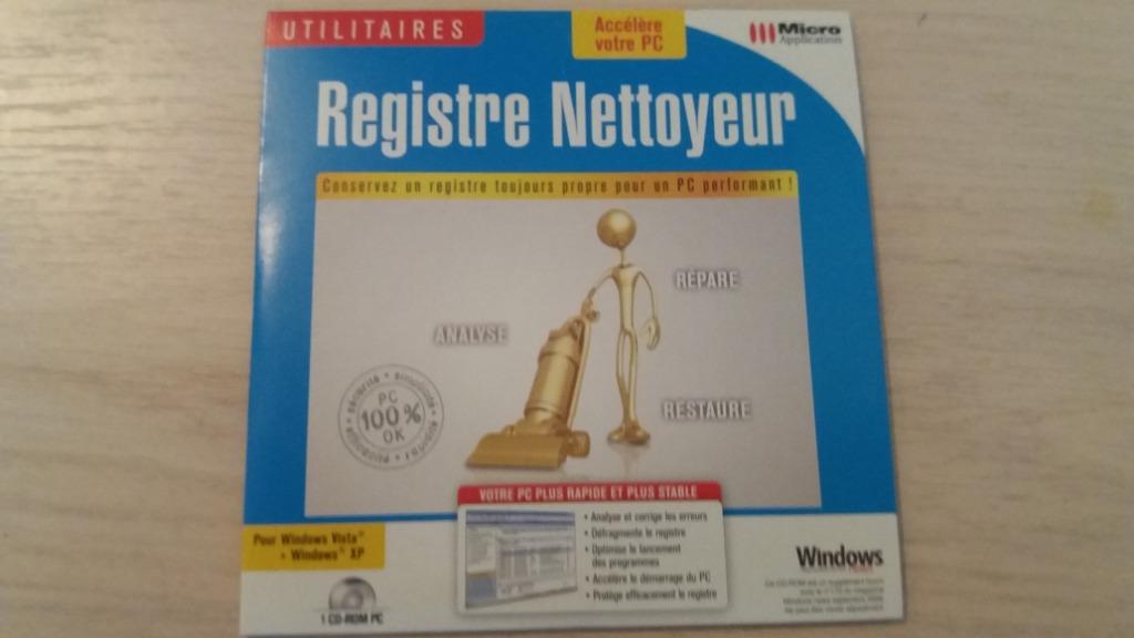 logiciel registre nettoyeur micro application, Informatique & Logiciels, Logiciel Office, Neuf, Windows, Enlèvement ou Envoi