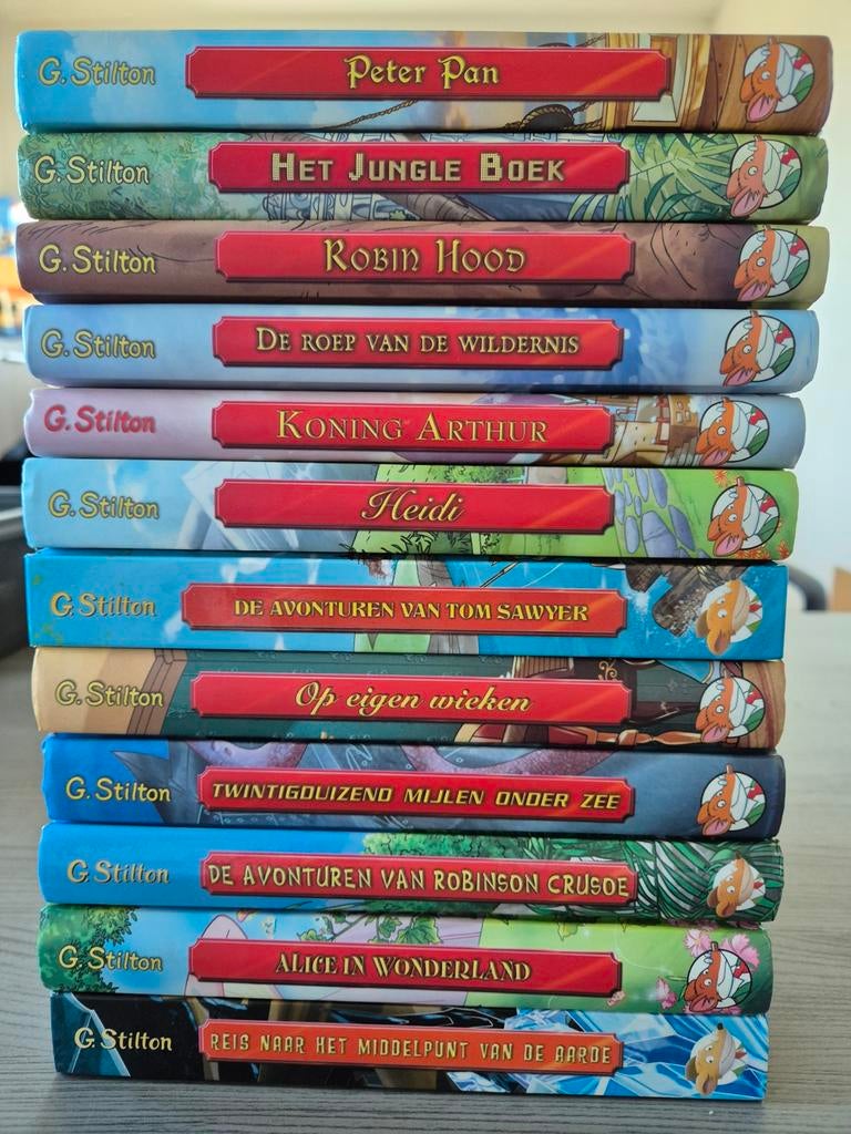 Pakket van 12 boeken Geronimo Stilton, Boeken, Ophalen of Verzenden, Zo goed als nieuw, Fictie