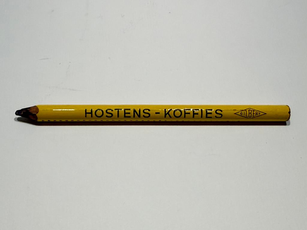 Vintage potlood HOSTENS KOFFIE, Verzamelen, Ophalen of Verzenden, Gebruikt, Overige merken, Met reclame