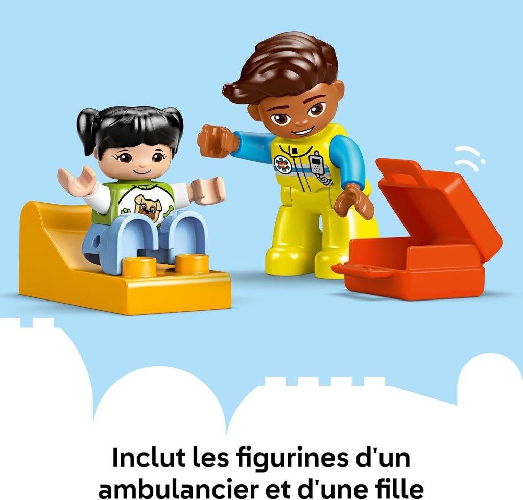 LEGO DUPLO | L'Ambulance | LIVRAISON GRATUITE, Neuf, -, -, Ensemble complet