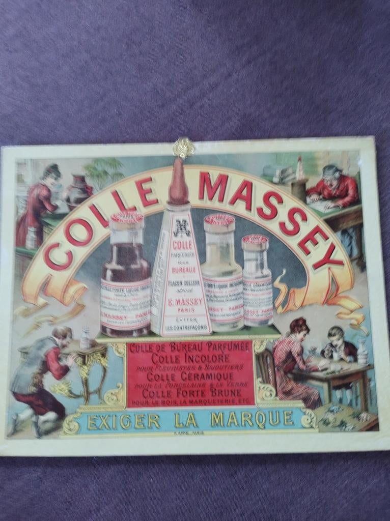 Oude reklame Colle massey, Enlèvement ou Envoi