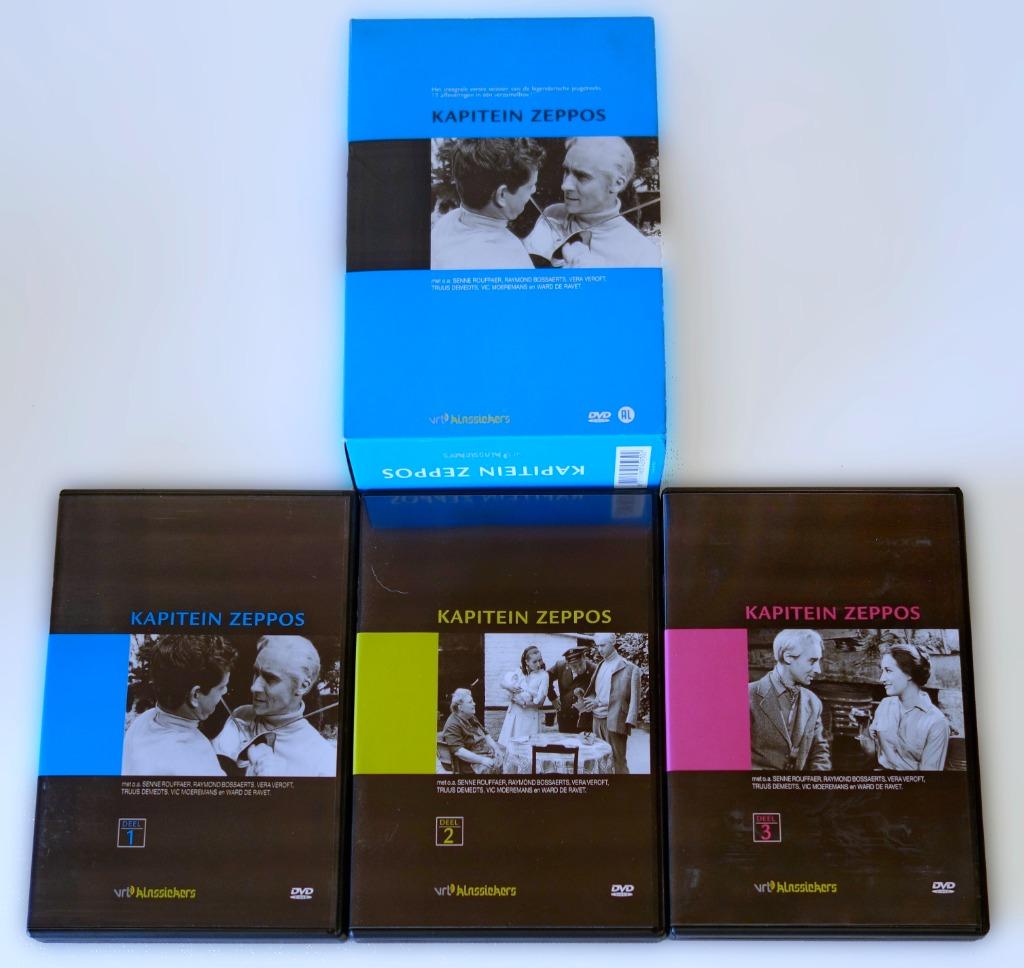 Kapitein Zeppos DVD-box  Seizoen 1, Tous les âges, Coffret, Comme neuf, Action et Aventure