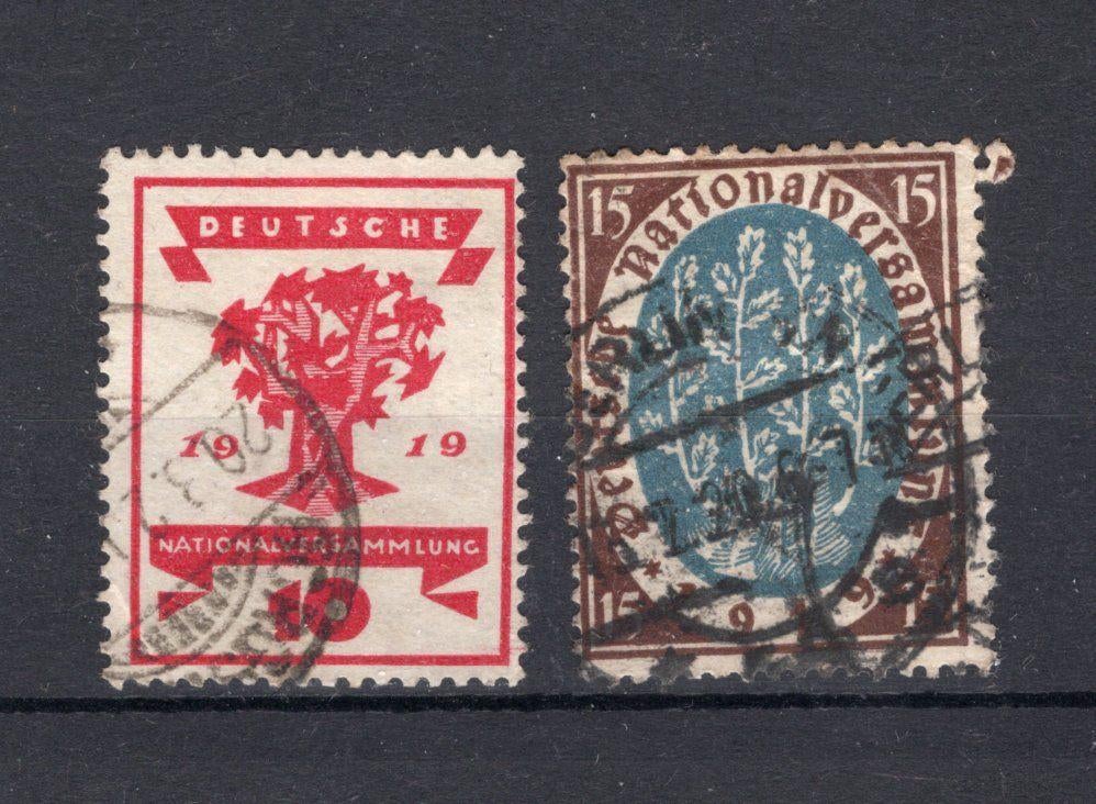 DEUTSCHES REICH Yt. 106/107 gestempeld, Ophalen of Verzenden, Gestempeld