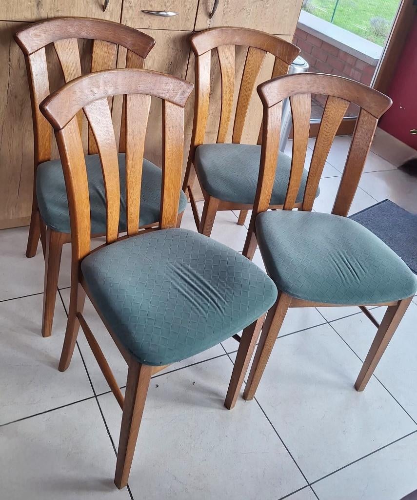 4 chaises de salon, Enlèvement, Utilisé