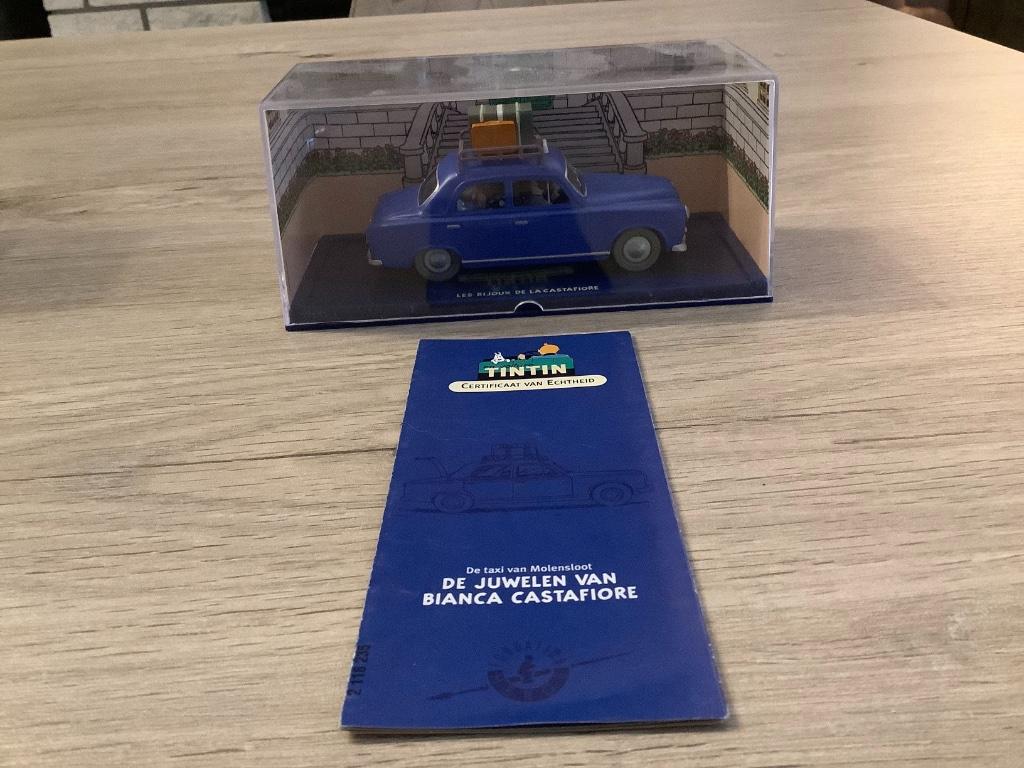 kuifje miniatuur auto de juwelen van Bianca Castafiore, Ophalen of Verzenden, Kuifje, Nieuw, Beeldje of Figuurtje