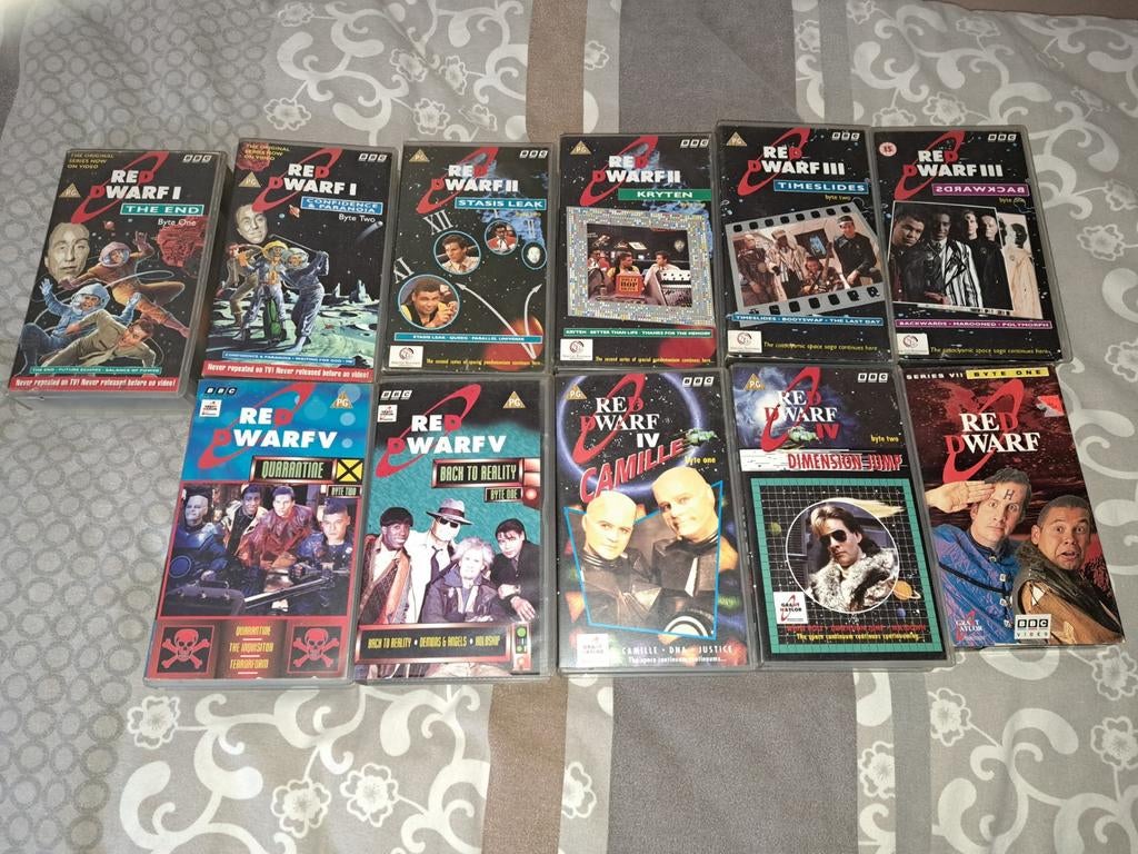 Red Dwarf VHS, Verzamelen, Ophalen of Verzenden, Gebruikt, Tv, Gebruiksvoorwerp