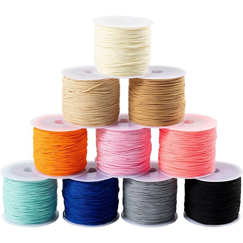 Polyester koord 0,6 mm 1050 m kleuren, Verzenden, Nieuw