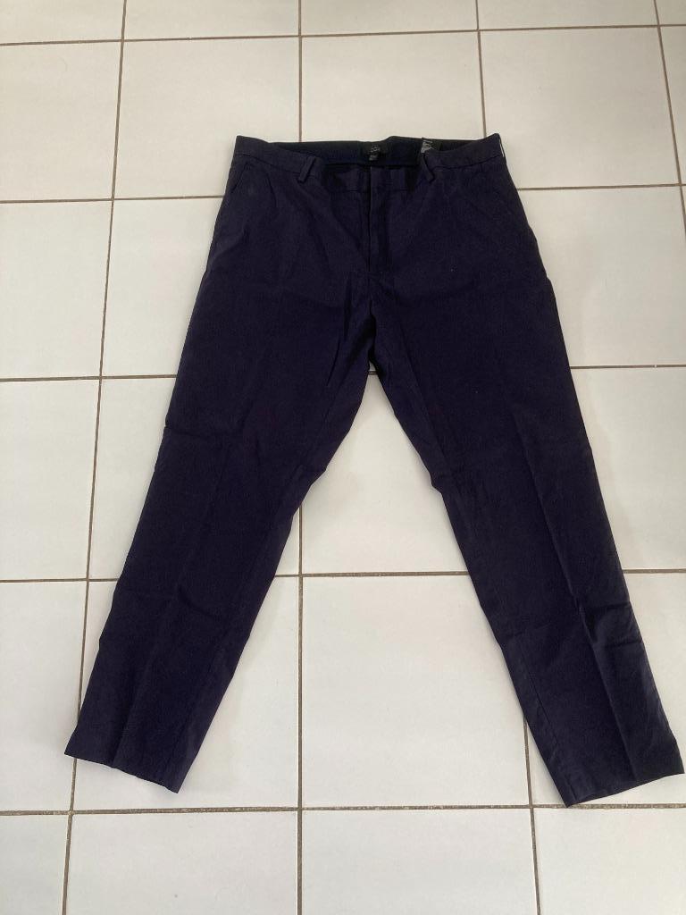 COS Heren pantalon zomer donkerblauw Maat 52 100% katoen, Maat 52/54 (L), Blauw, COS, Ophalen of Verzenden