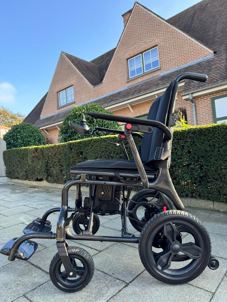 Ultralichte Carbon Elektrische Rolstoel – Premium Travel, Diversen, Rolstoelen, Ophalen of Verzenden, Inklapbaar, Nieuw, Elektrische rolstoel