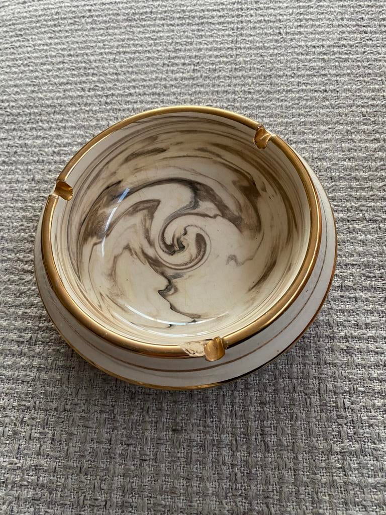 Asbak, Antiek en Kunst, Ophalen of Verzenden, Goud