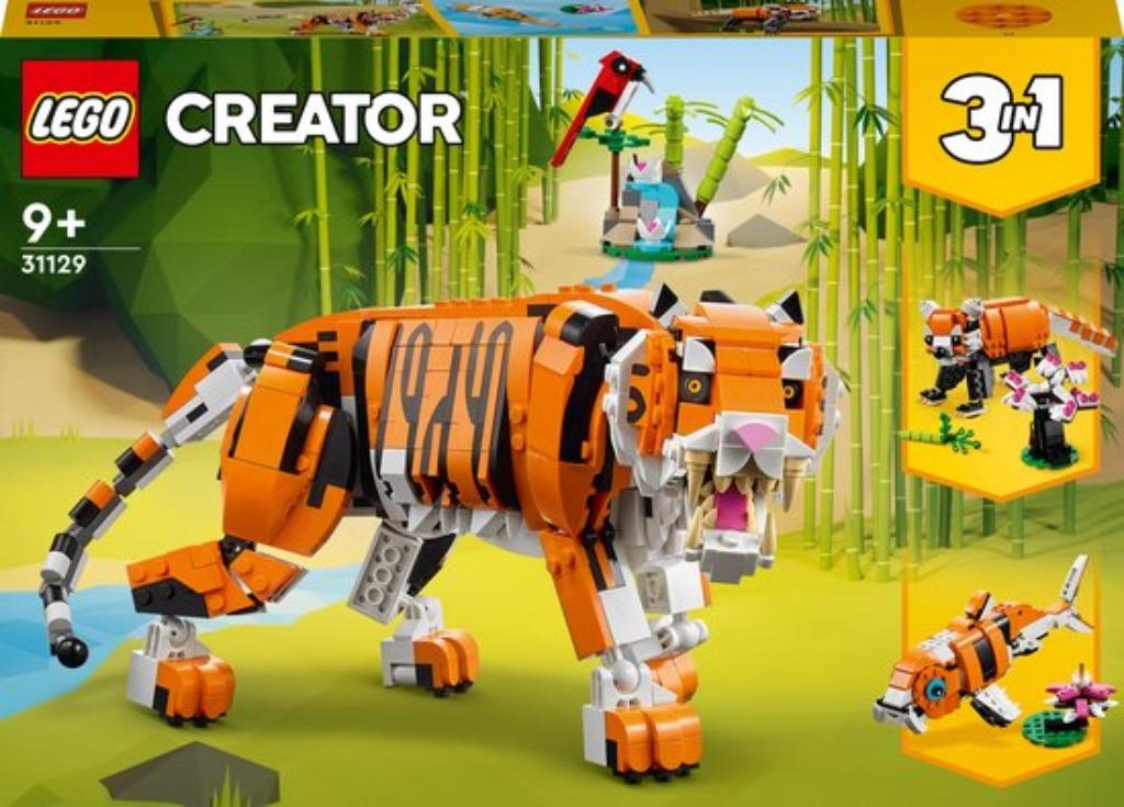 LEGO Creator 3-in-1 Grote Tijger als nieuw, Ophalen of Verzenden, Zo goed als nieuw, Lego