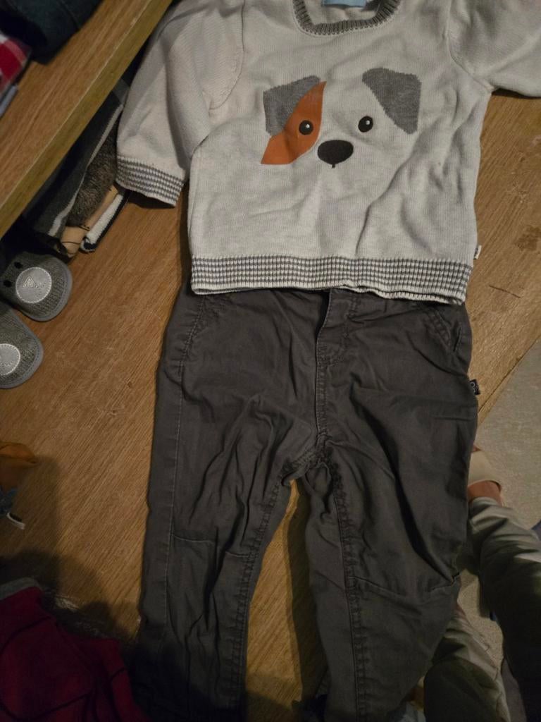 Ensemble pull 74 pantalon 80 ( 12 mois ), Garçon, Enlèvement ou Envoi, Ensemble, Okaidi