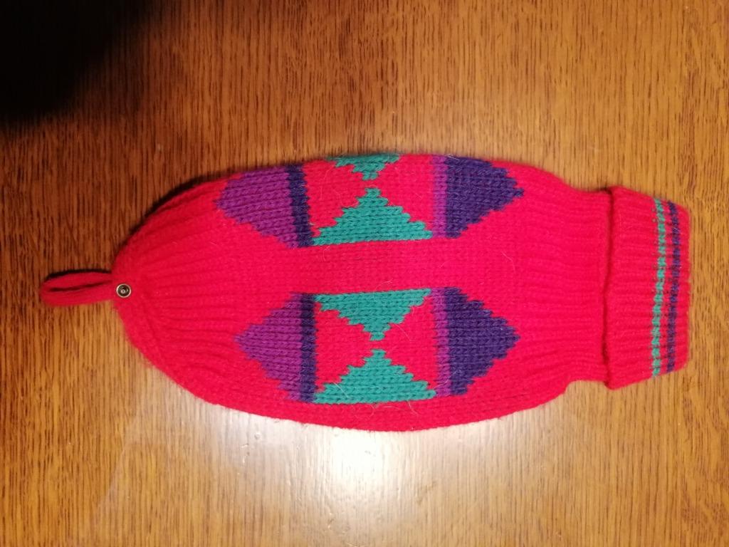 Manteau en tricot pour petit chien 25 cm, Enlèvement, Comme neuf, Manteau pour chien