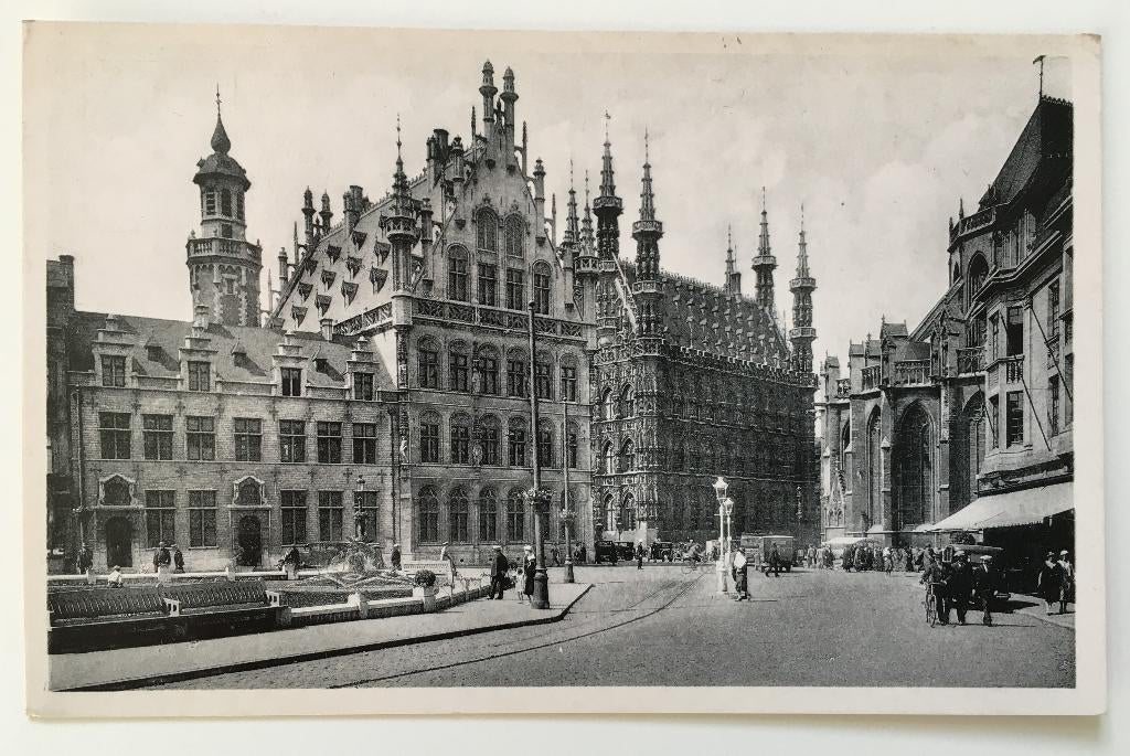 postkaart Leuven - chocolat Martougin, Collections, Enlèvement ou Envoi