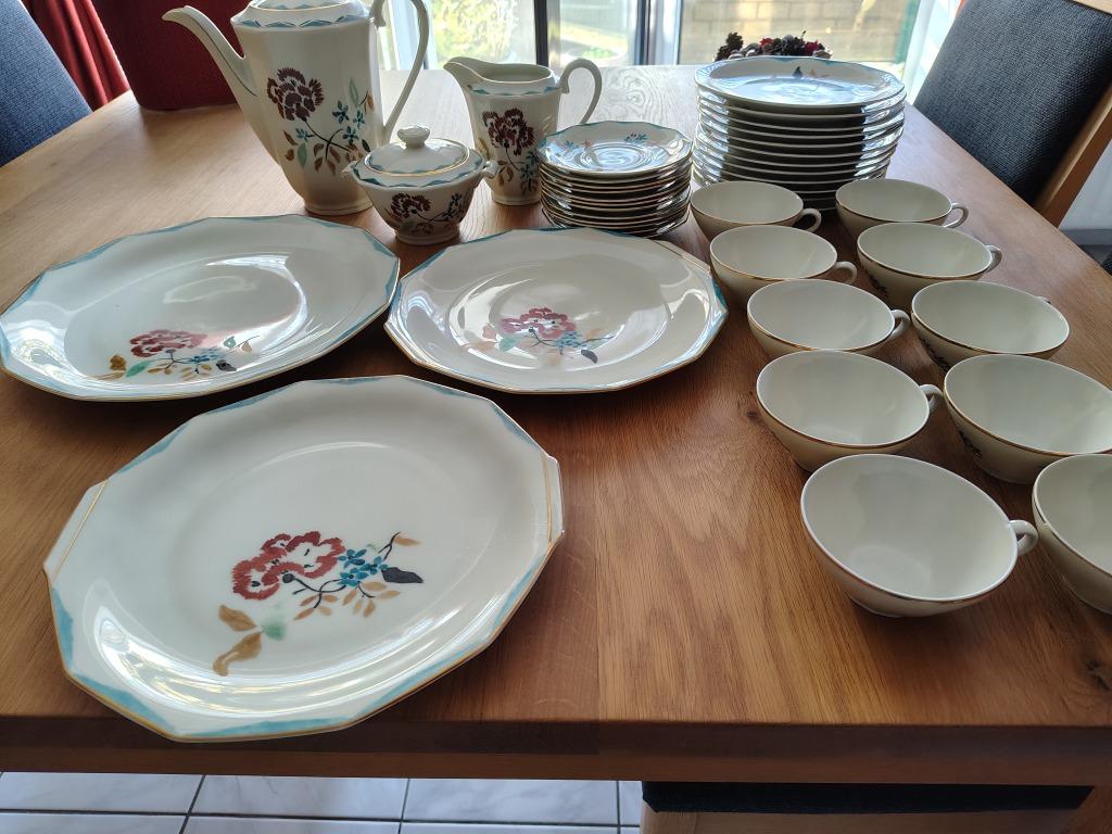 Servies vintage de 1954 UNIEK exemplaar, Antiquités & Art, Antiquités | Services (vaisselle) complet, Enlèvement