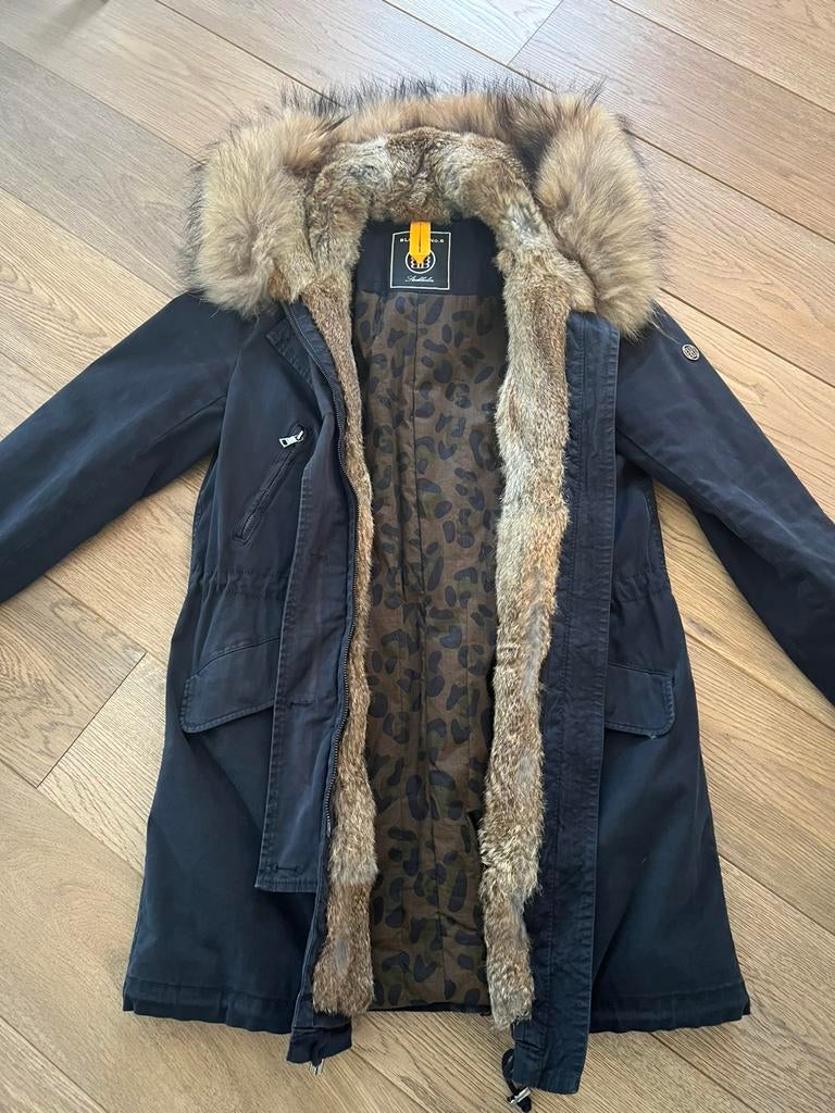 Stijlvolle warme jas blonde No8, Kleding | Dames, Blonde No 8 Amsterdam, Blauw, Maat 42/44 (L), Ophalen of Verzenden
